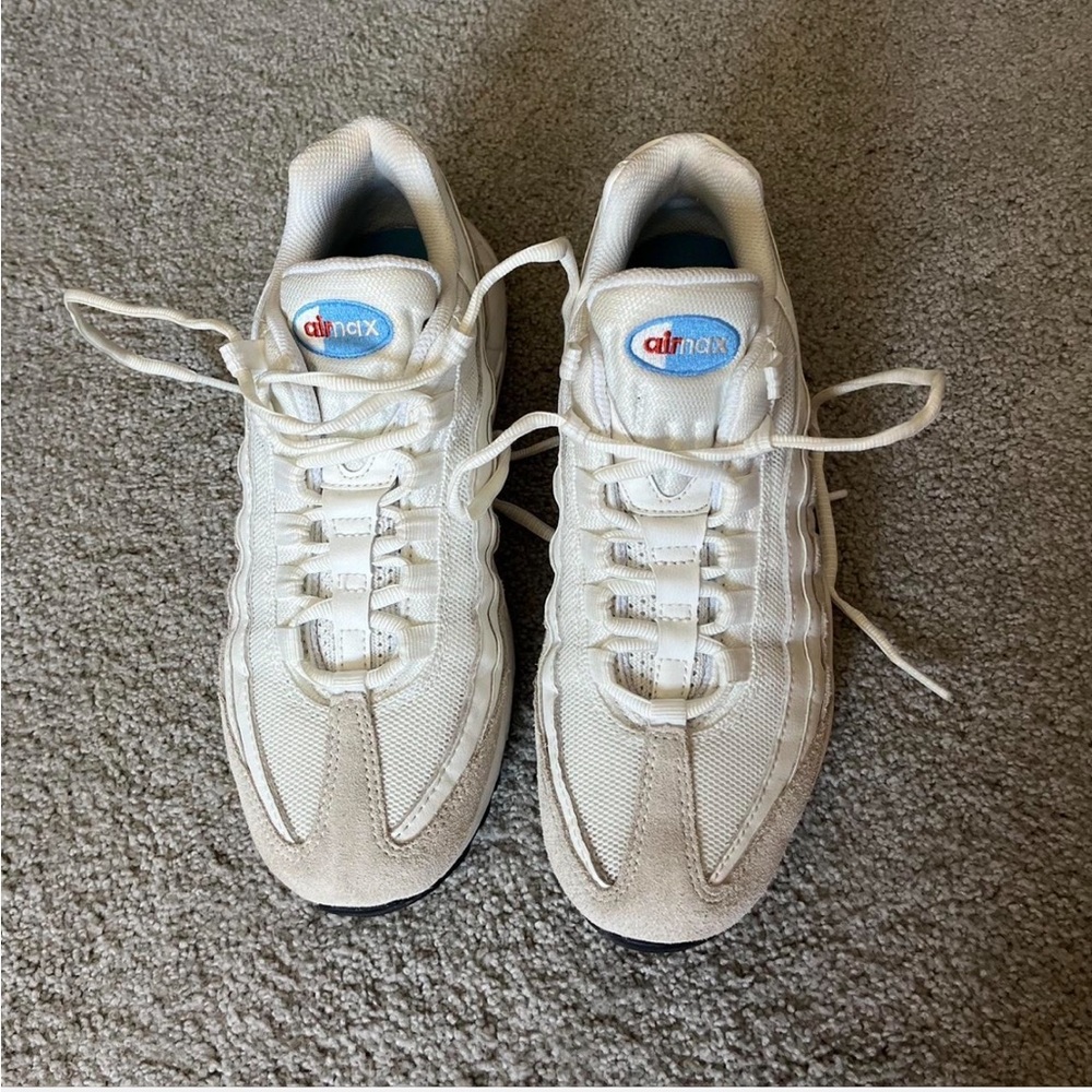 Nike Air Max White and Blue Women’s Sneakers